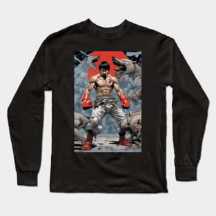 Manny Vs the Werewolves Long Sleeve T-Shirt